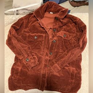 Maroon corduroy jacket